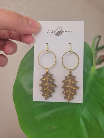 Simple Leaf Earrings